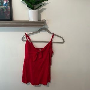 red tank top from old navy size xs
